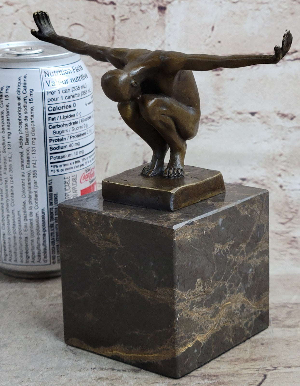 Milo`s Striking Bronze Sculpture: The Athlete, a Testament to Male Athleticism