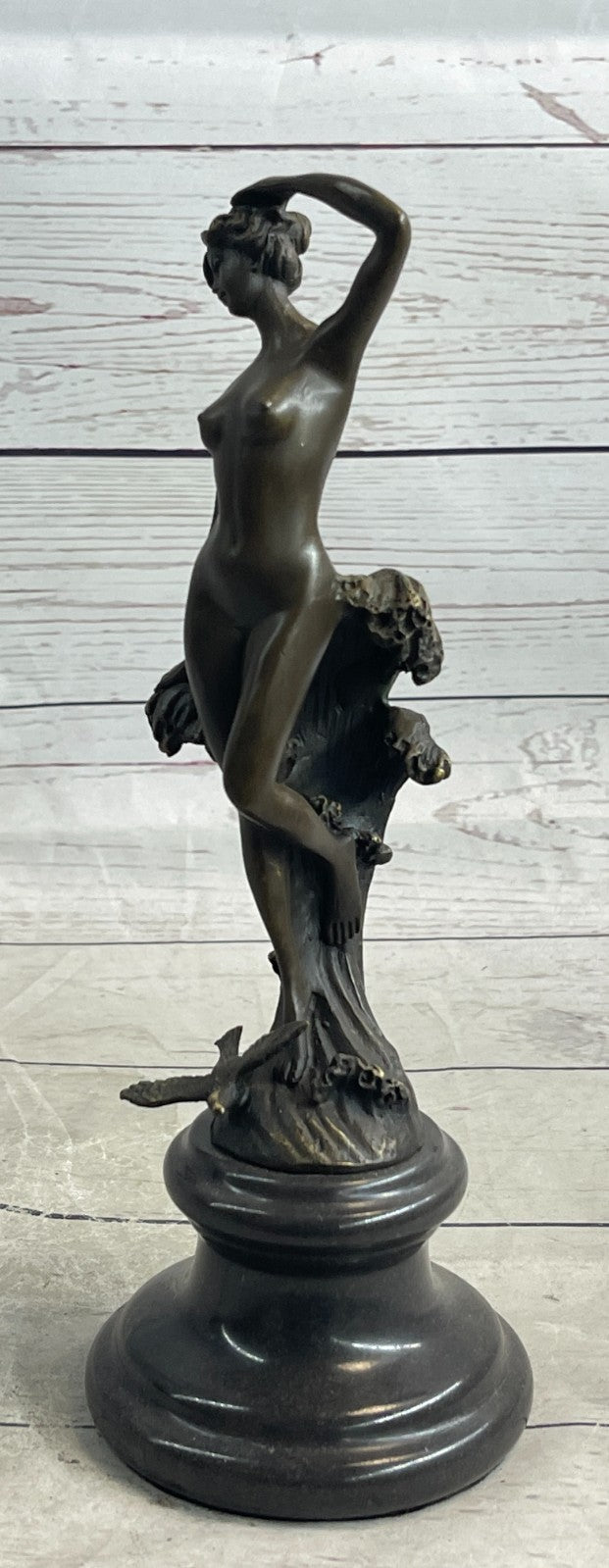 Bronze Sculpture Statue Figure Nude Sexy Girl Erotic Hot Cast Artwork Museum Art