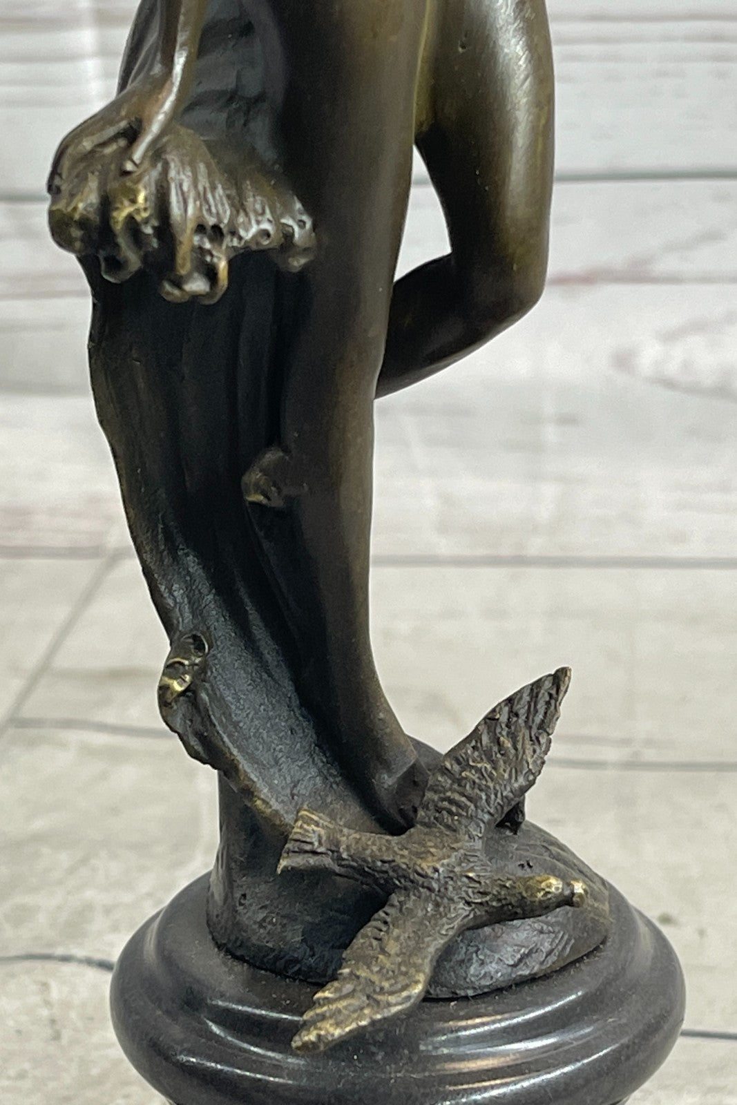 Bronze Sculpture Statue Figure Nude Sexy Girl Erotic Hot Cast Artwork Museum Art