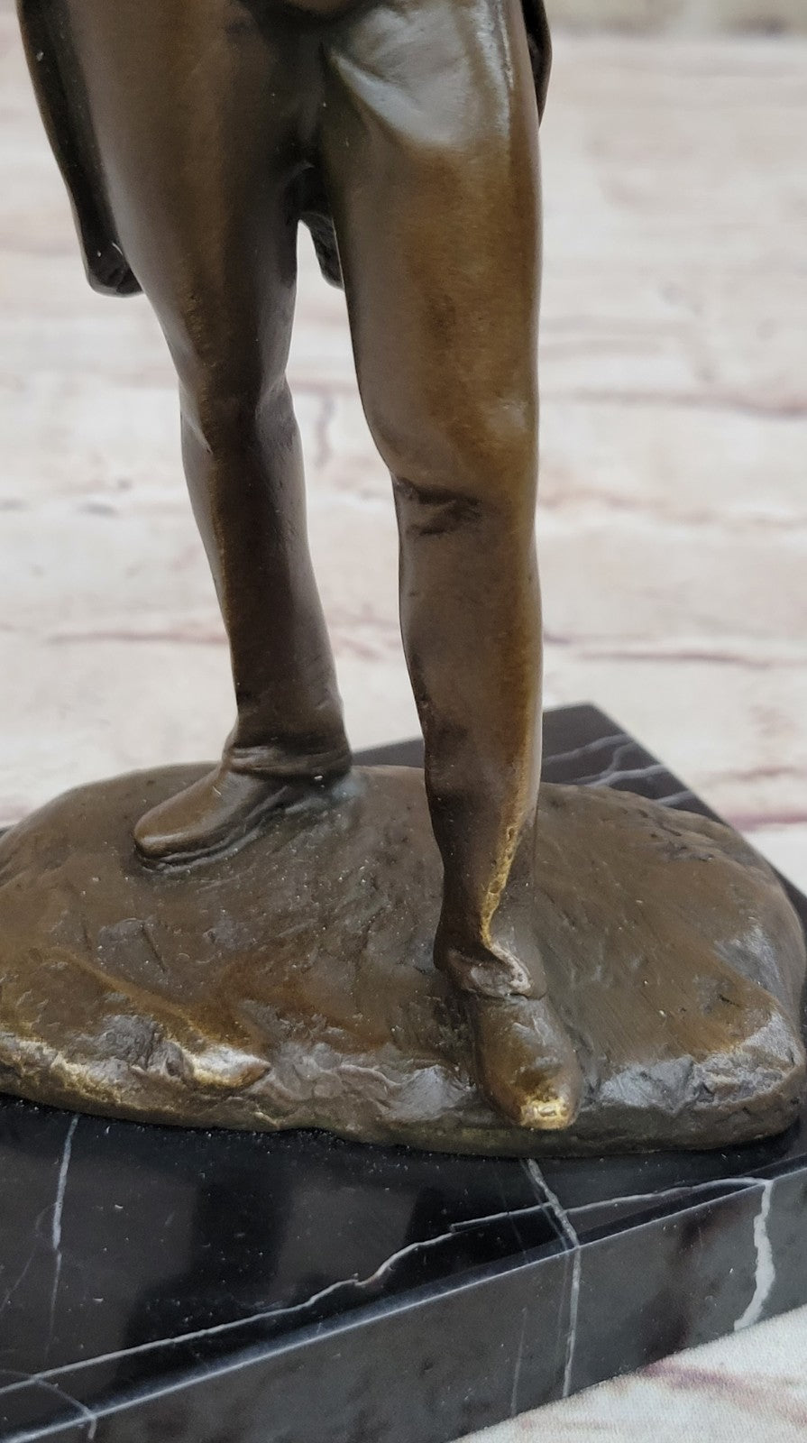 Art Deco Johann Strauss Playing Violin by Spanish Artist Miguel Lopez (Milo)