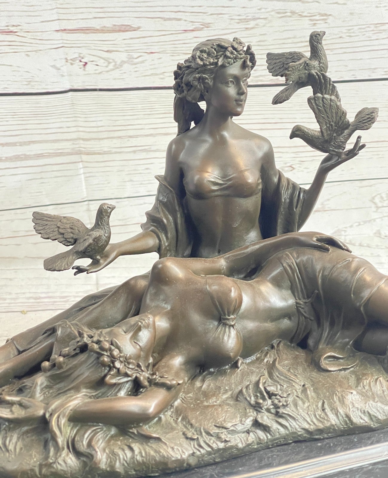 Lesbian Lovers Bronze Sculpture – Erotic Art Statue, Perfect Anniversary or Civil Partnership Gift SALE