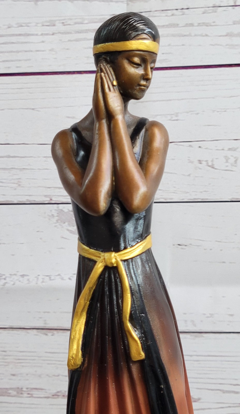 Large Size Bronze art nouveau statue Nymph of the Fields Made by Lost Wax Statue