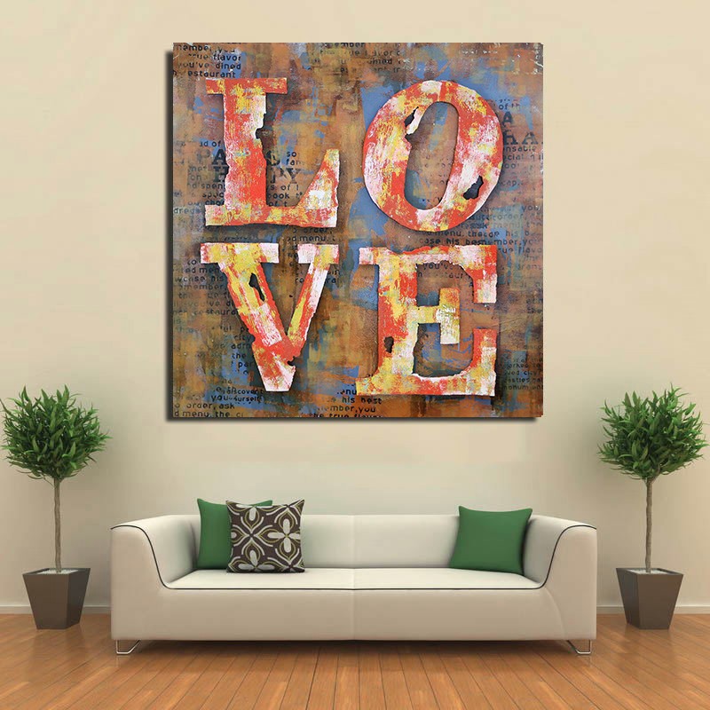 Romantic LOVE/I Love You  Sign 3D Standing Hanging Decorative Figure