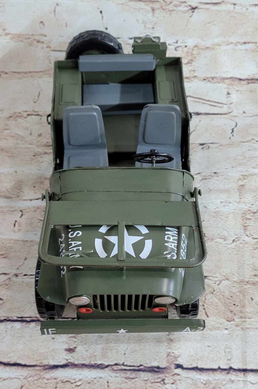 Retro Tin vehicle model 1940 edition handmade Antique Iron gift military vehicles