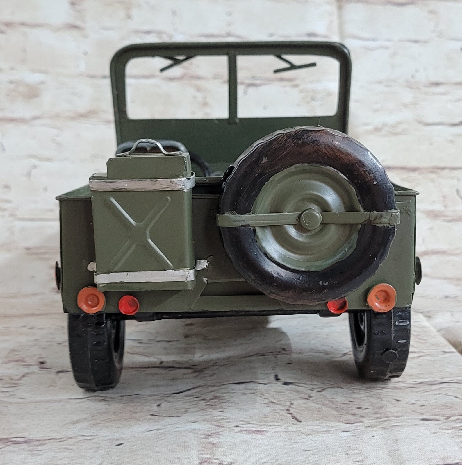 Retro Tin vehicle model 1940 edition handmade Antique Iron gift military vehicles