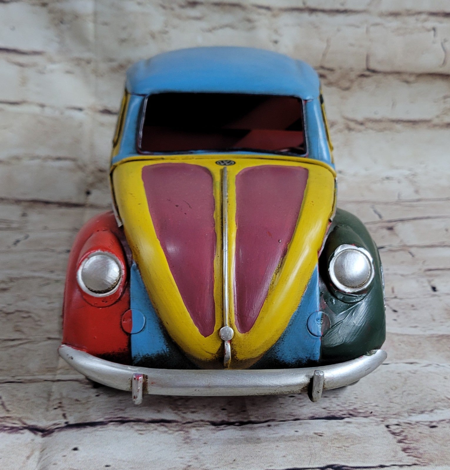 Antique Metal Model Car(1952 Detailed Handcraft Beetle Hand Made Figurine Figure
