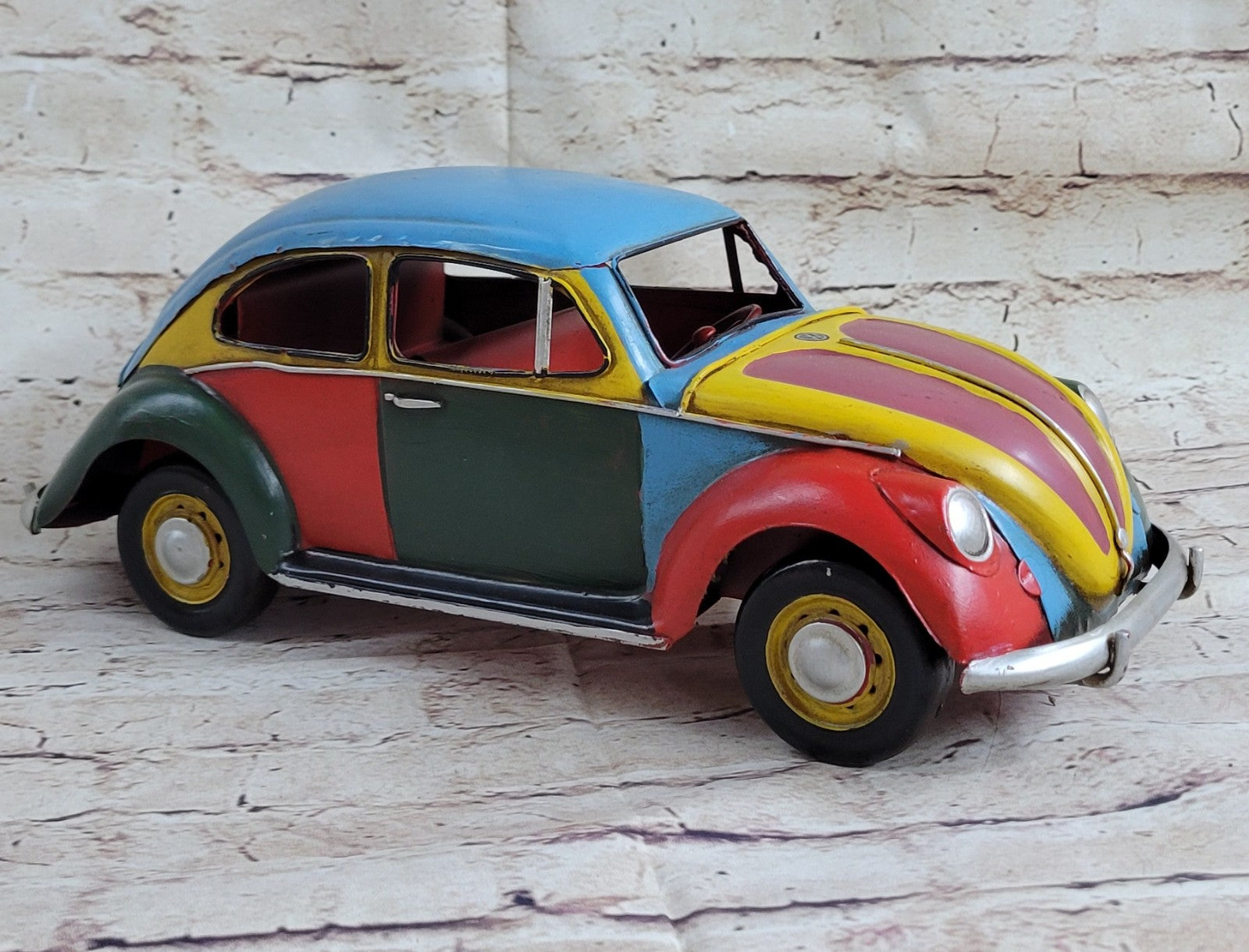 Antique Metal Model Car(1952 Detailed Handcraft Beetle Hand Made Figurine Figure