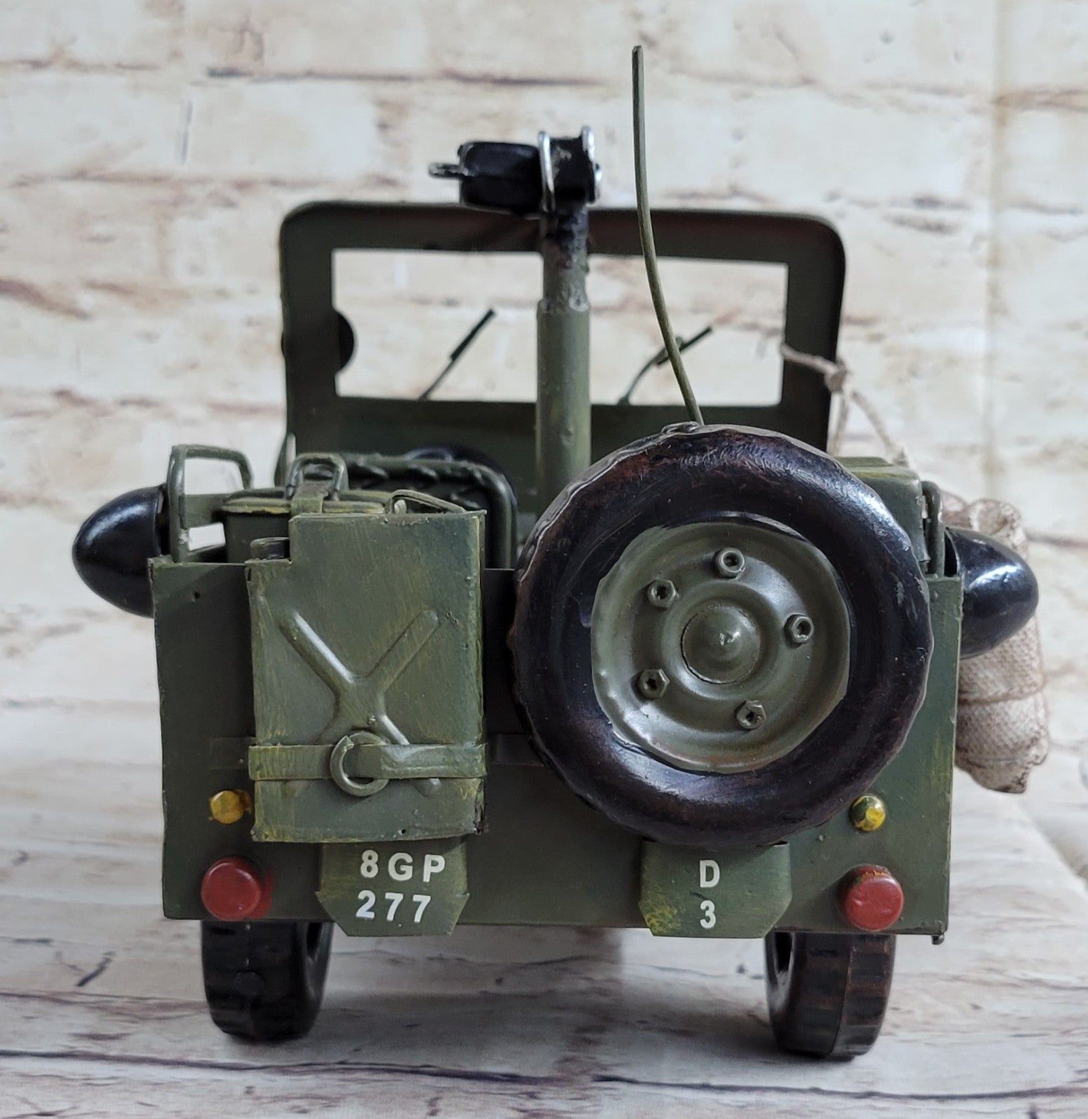 European Bronze Finery Holl 1940 Willys Quad Overland Jeep Metal Hand made