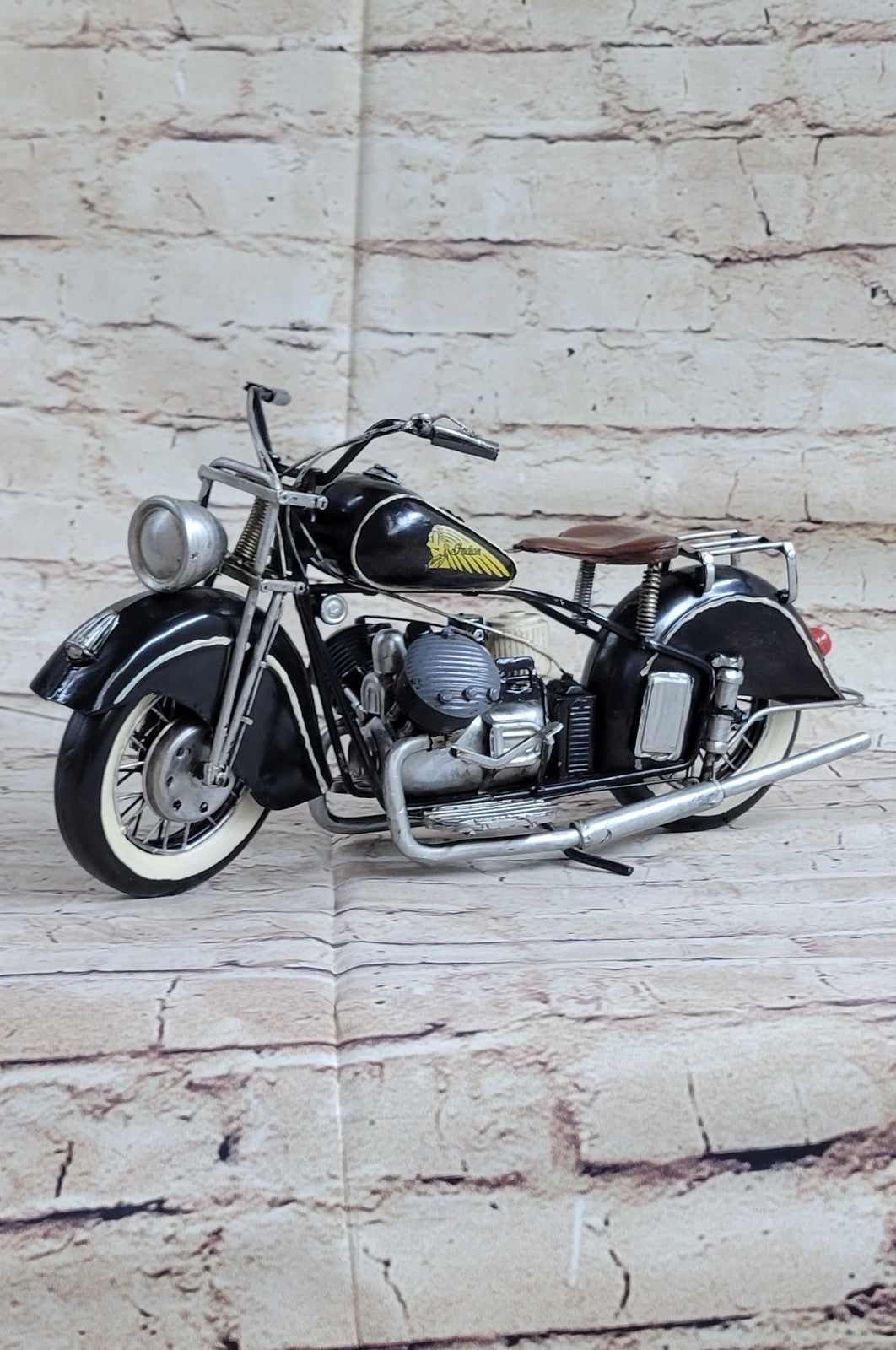 Harley Davidson Black Motorcycle Vintage Reproduction Classic Artwork Sale