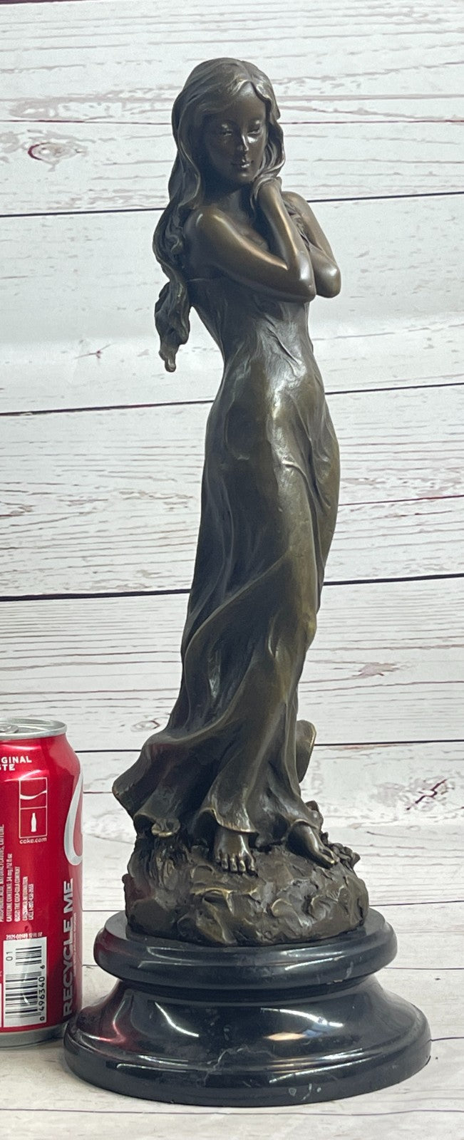 Sensual Female Bronze Sculpture in Art Deco Style | Handcrafted Statue by Milo | Lost Wax Technique