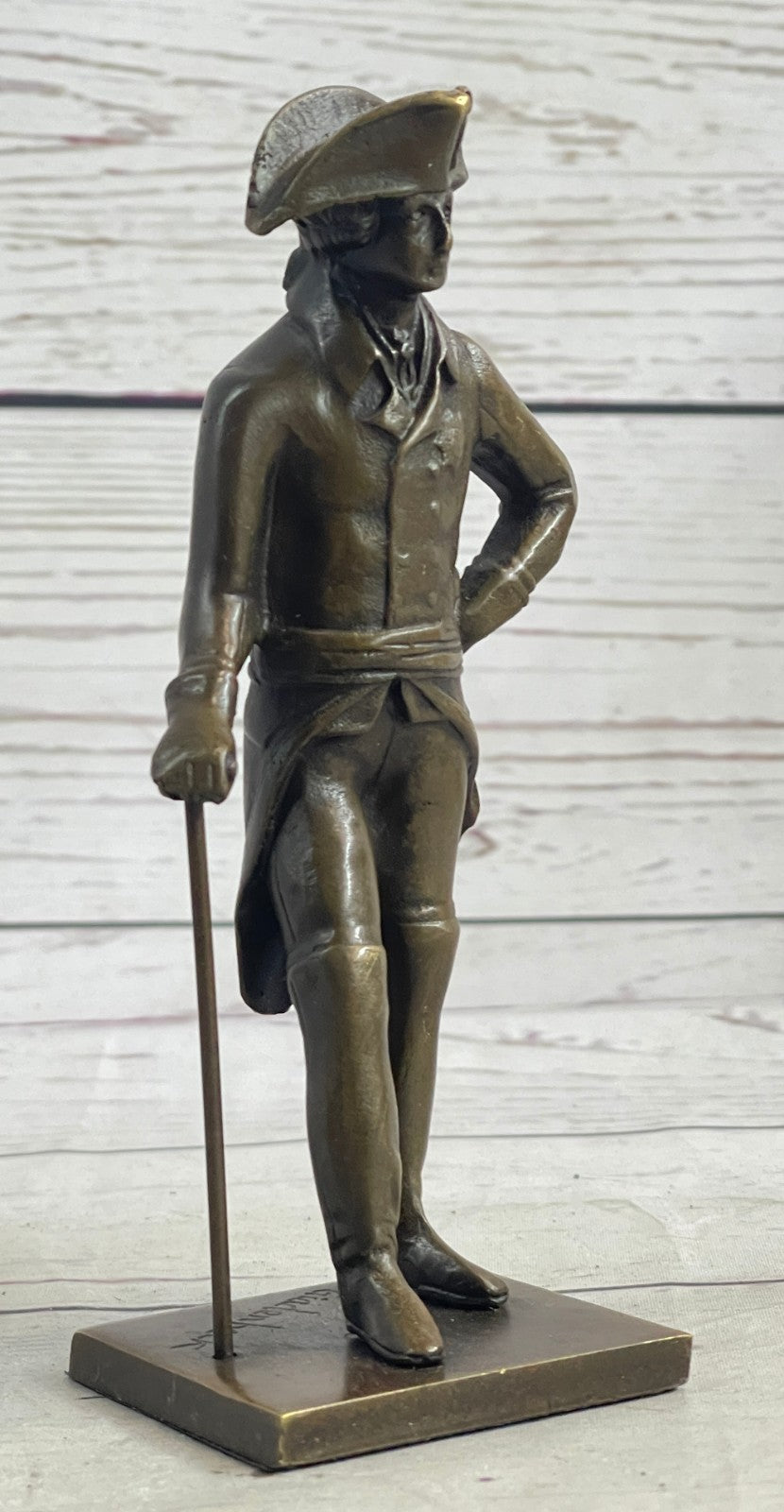 Art Deco Frederick the Great Commander Genuine Bronze Sculpture Classic Artwork