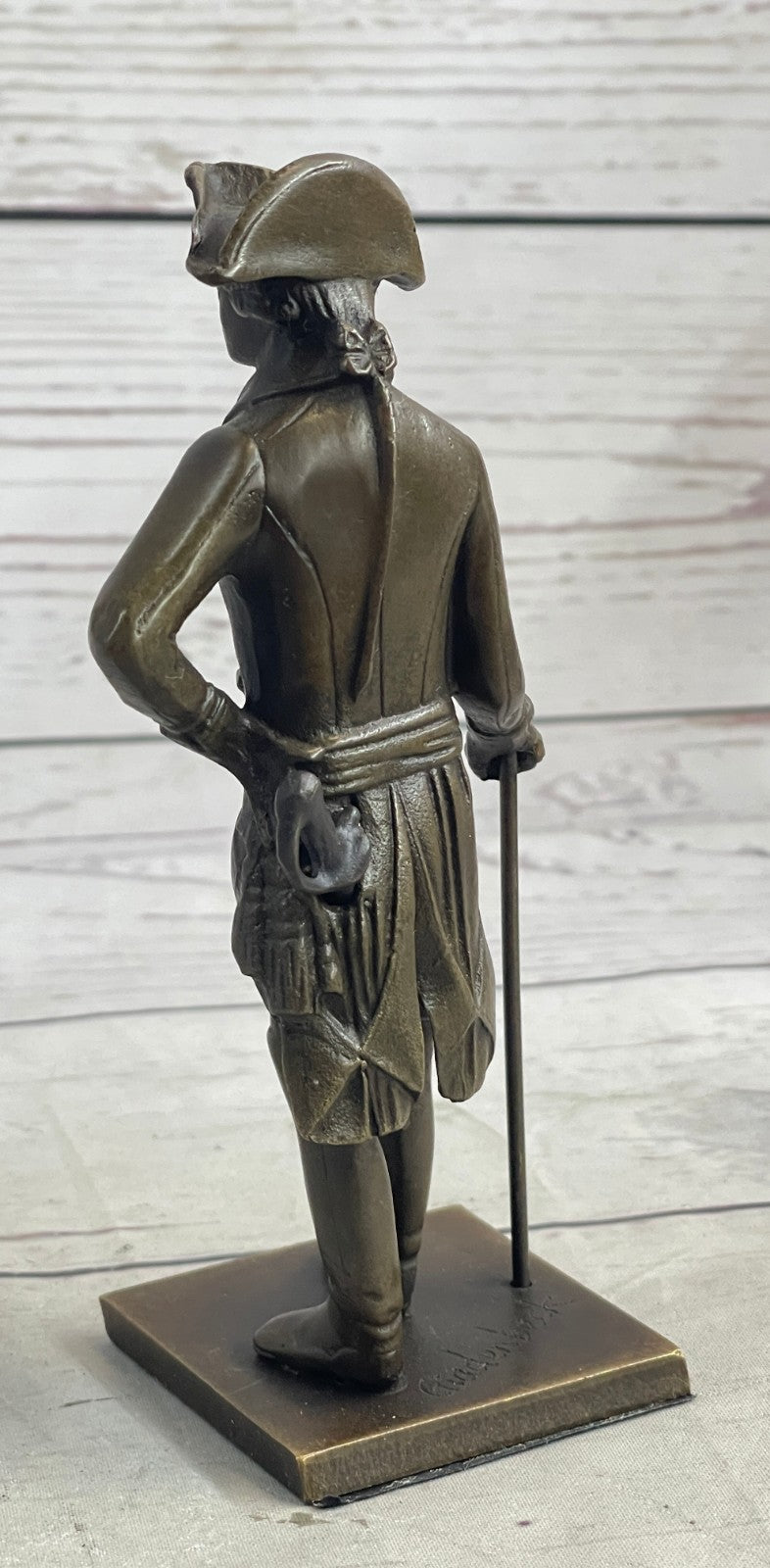 Art Deco  Frederick the Great Commander Genuine Bronze Sculpture Classic Artwork
