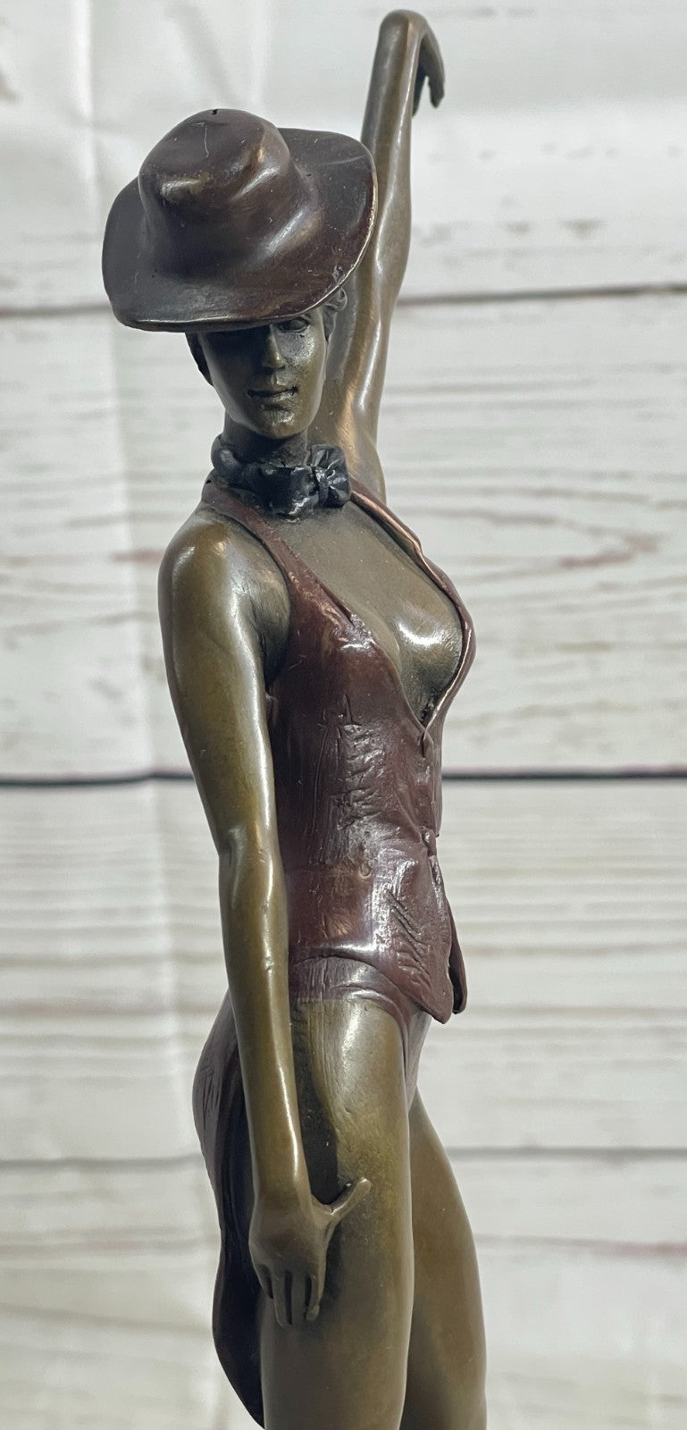 Nude Female Woman Jazz Dancer Flapper Bronze Marble Statue Sculpture Figure Sale