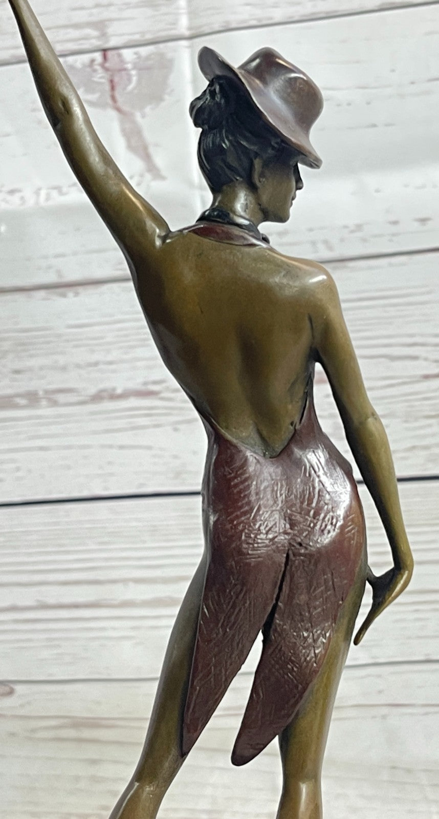 Nude Female Woman Jazz Dancer Flapper Bronze Marble Statue Sculpture Figure Sale