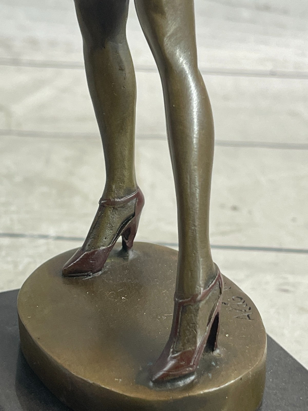 Nude Female Woman Jazz Dancer Flapper Bronze Marble Statue Sculpture Figure Sale