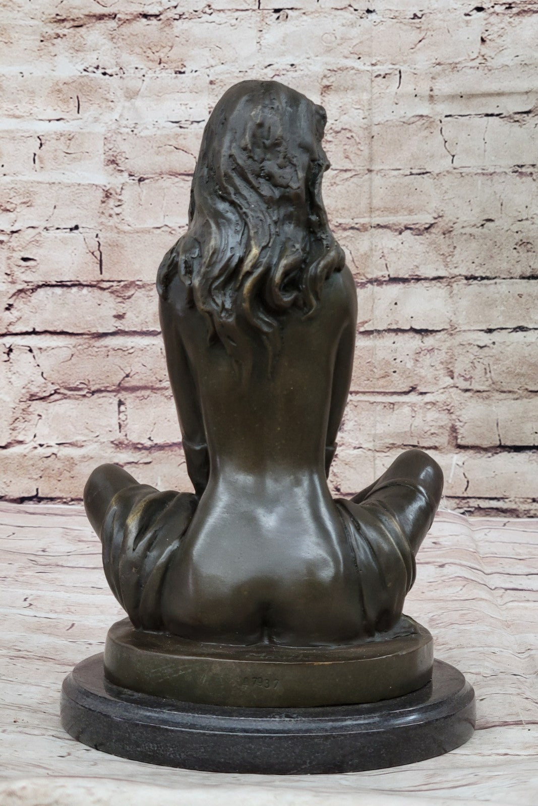 Large Erotic Nude Woman Bronze Sculpture Naked Figurine Figure Erotic Art Deco