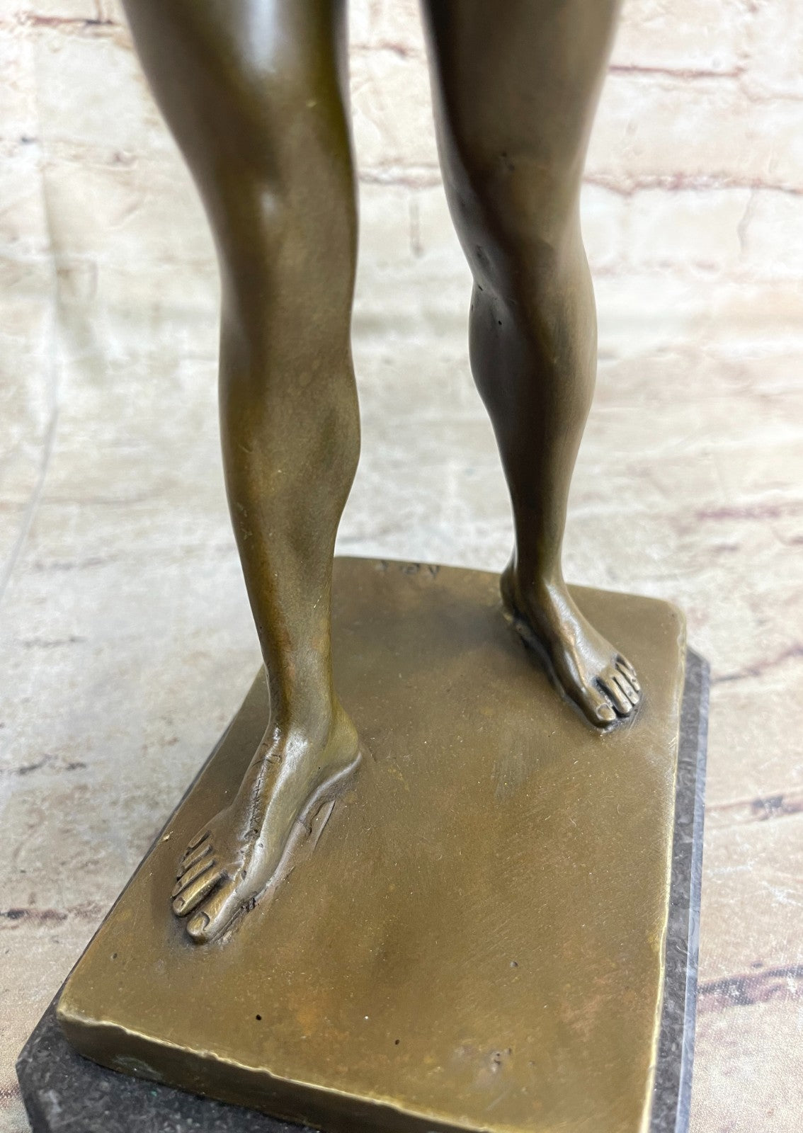 Gold Museum quality Hot Cast Greek God Emperor Bronze Sculpture Statue Decorative