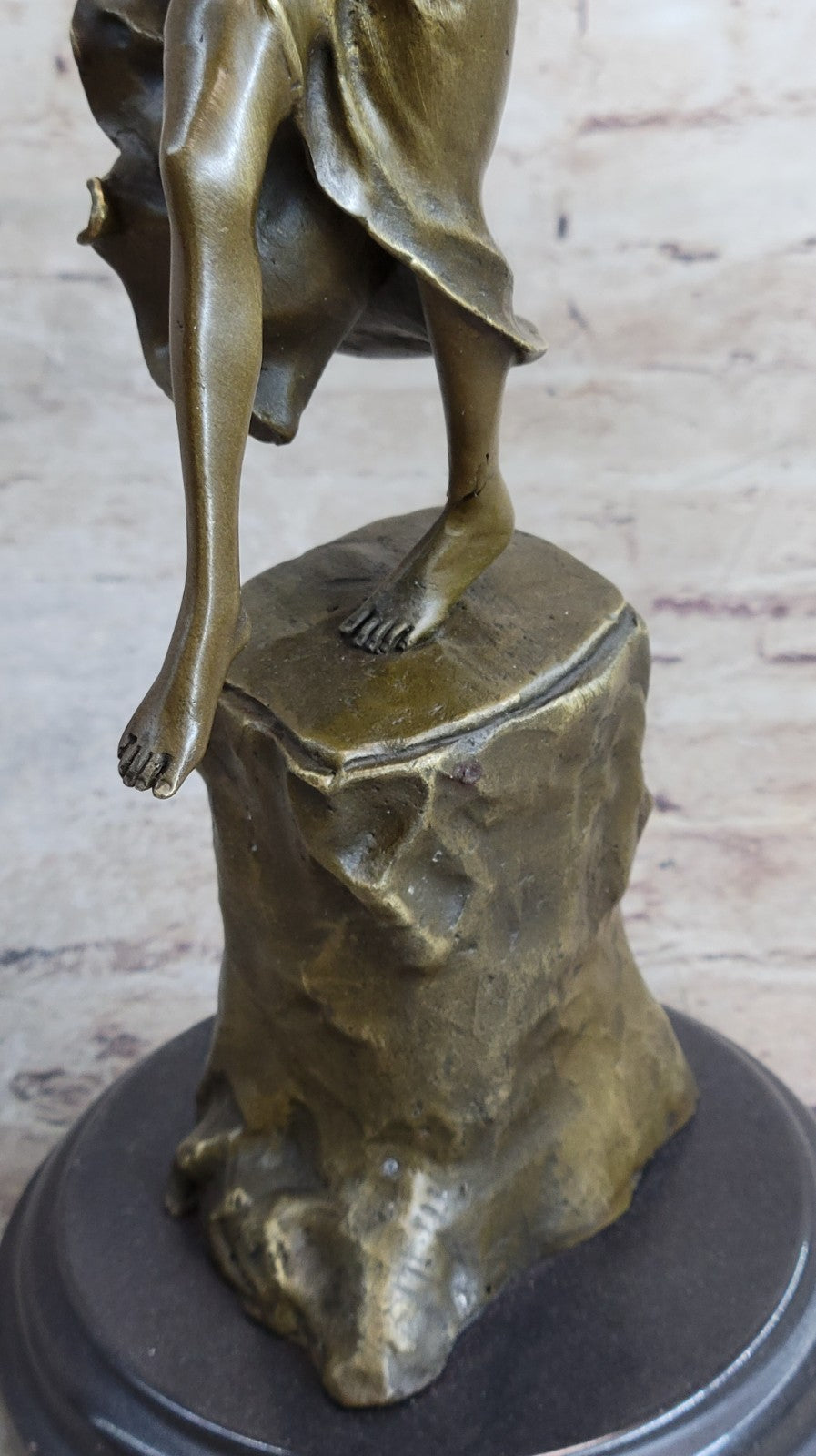 Handcrafted bronze sculpture SALE M. By Dancer Like Fairly Graceful Nouveau Art