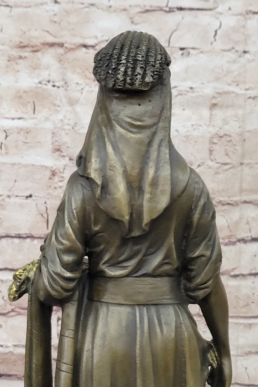 Maide Bouret Artist French Renowned Woman Statue Handcrafted Bronze Decor Art T