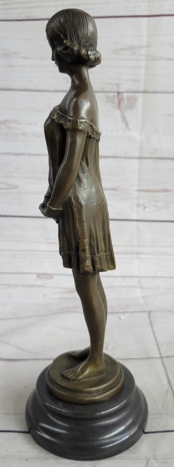 Handcrafted bronze sculpture Marble Milo By Signed Original Elegant Classic Artwork