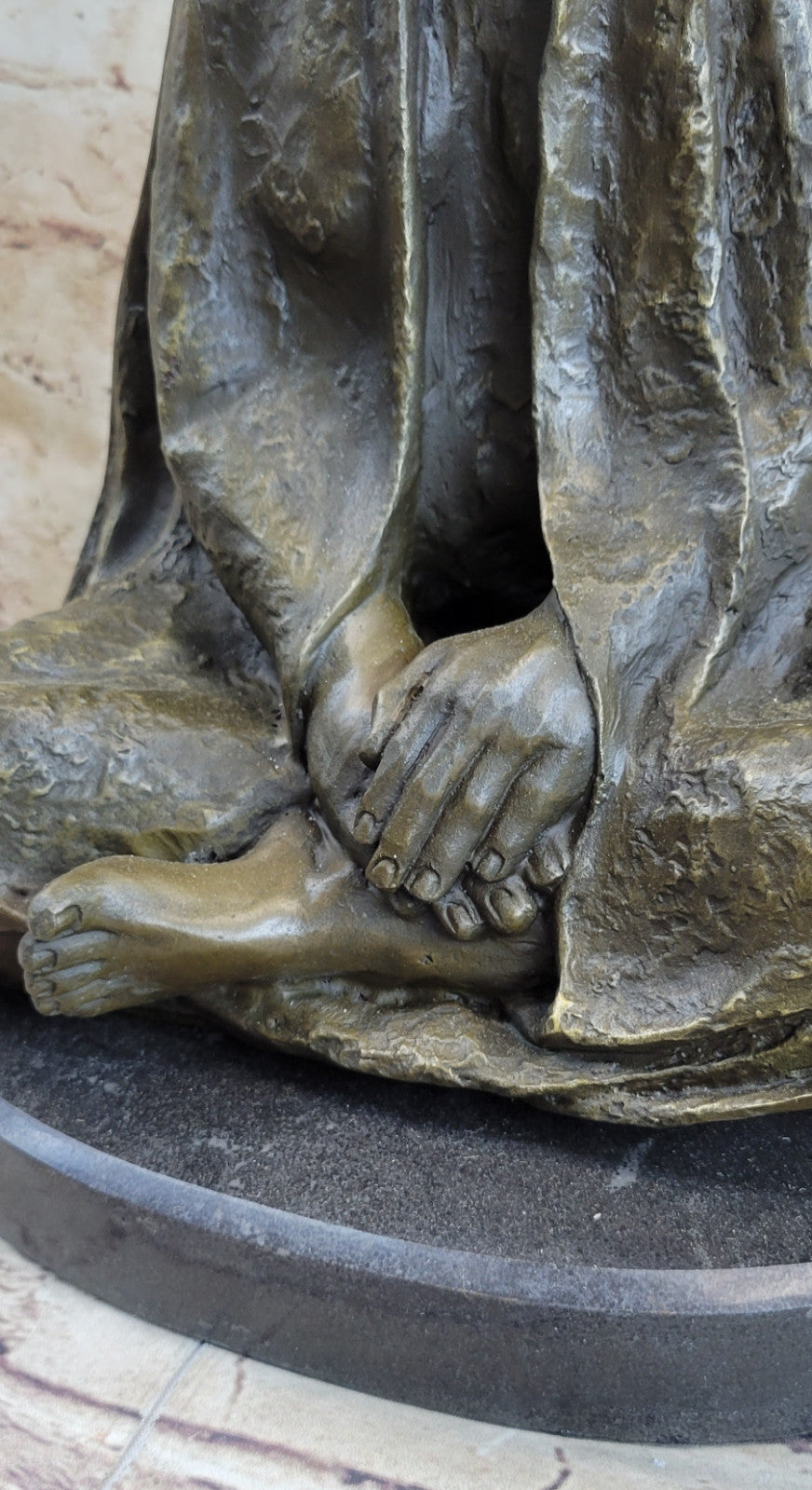 Original Signed Art Native American Genuine Bronze sculpture marble statue Deal