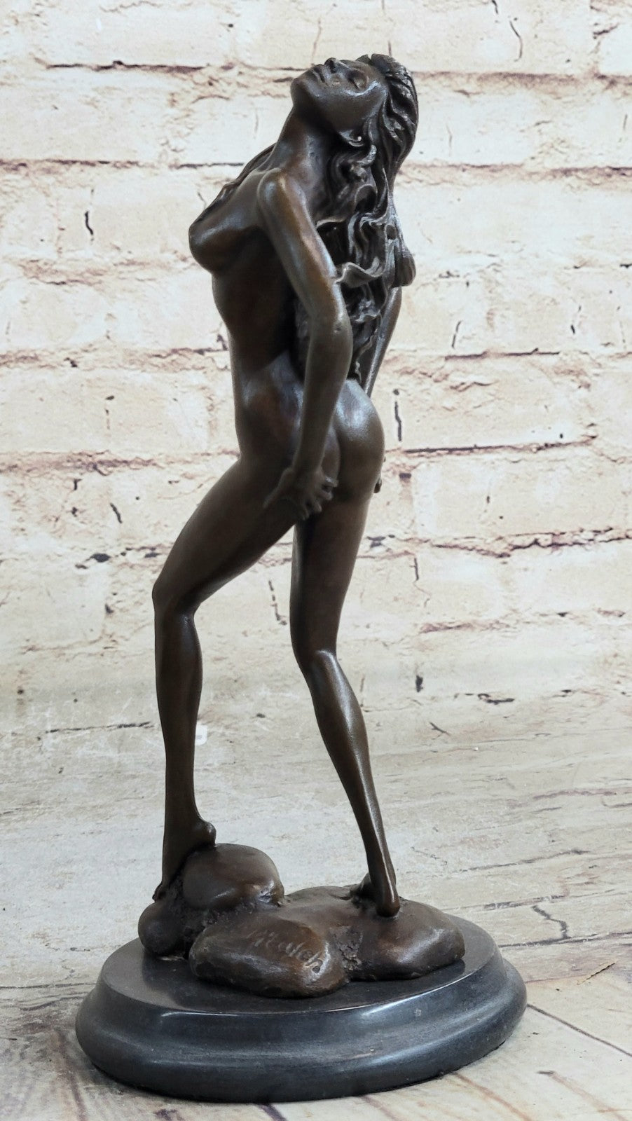 Buy Sensual Nude Female Athlete Bronze Sculpture – Large Marble Art Statue for Sale