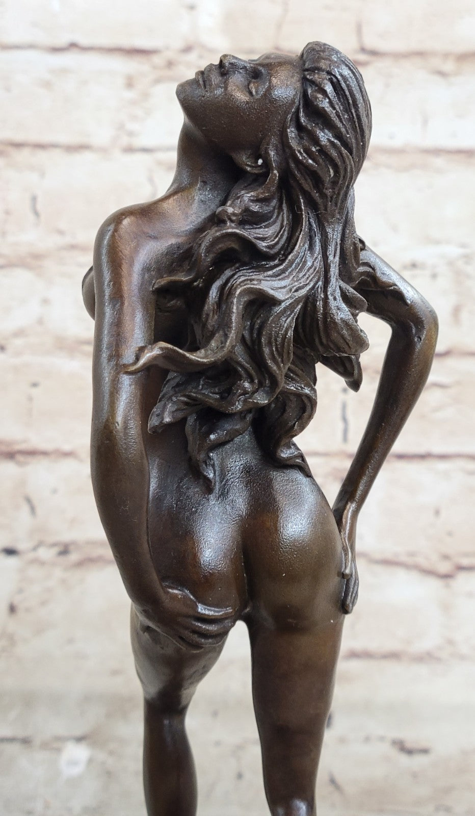 Buy Sensual Nude Female Athlete Bronze Sculpture – Large Marble Art Statue for Sale