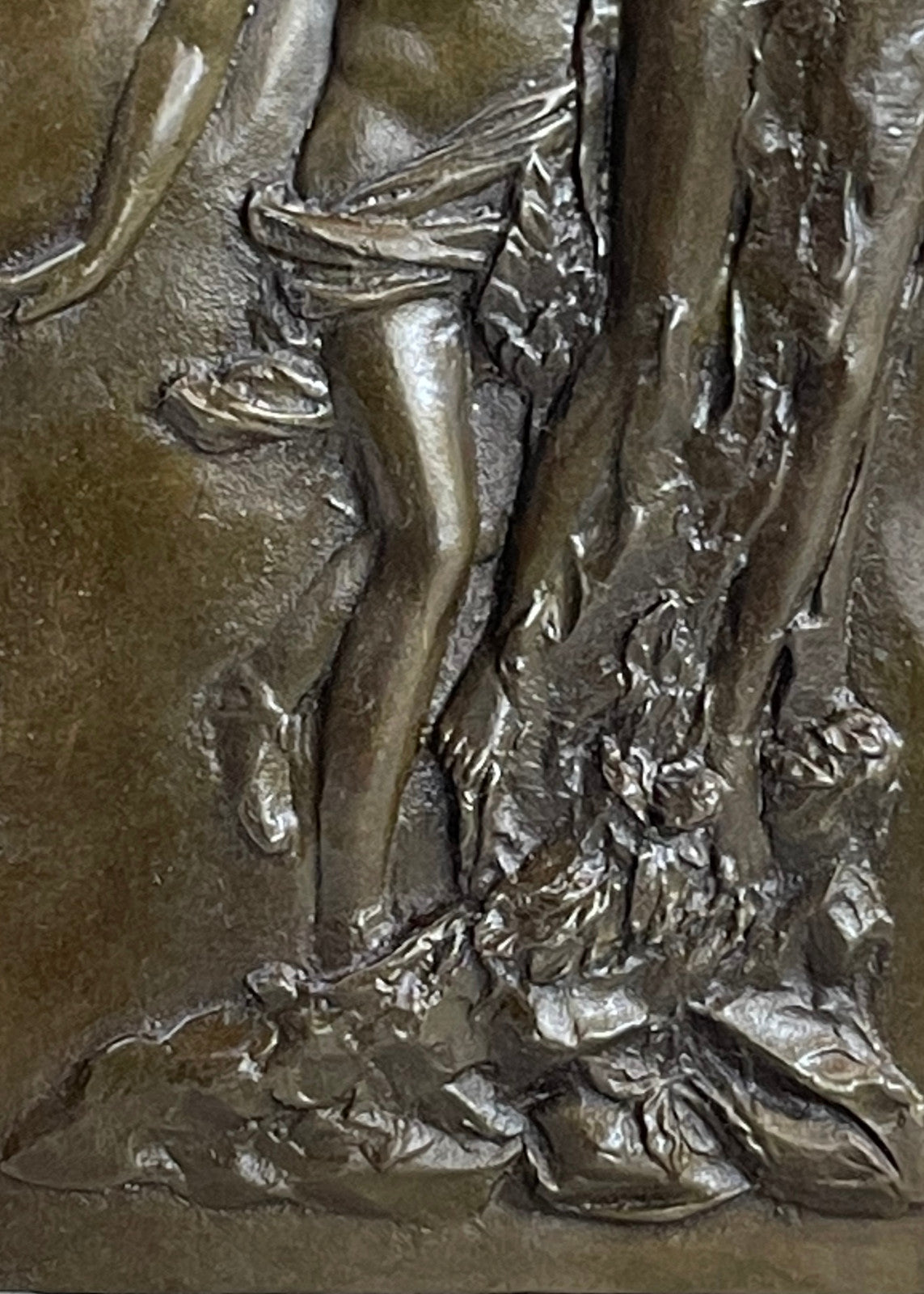 Apollo & Daphne Wall Mount Bronze Figurine by Canova – European Art Sculpture Decor