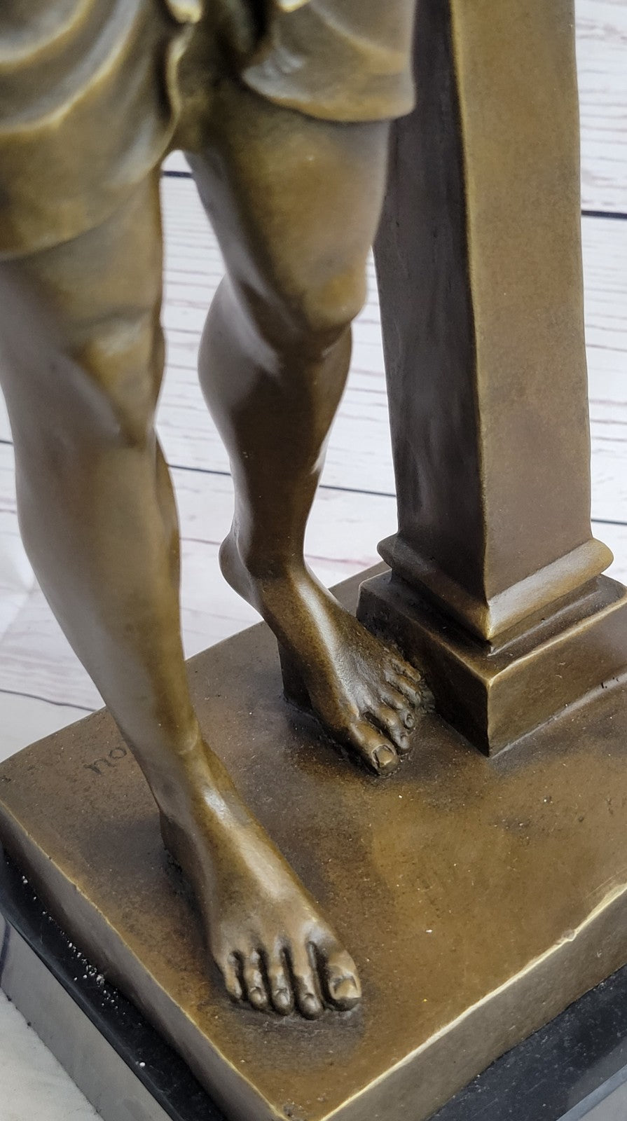 Museum Quality Classic Roman Style Nude Woman by Lange Hot Cast Masterpiece