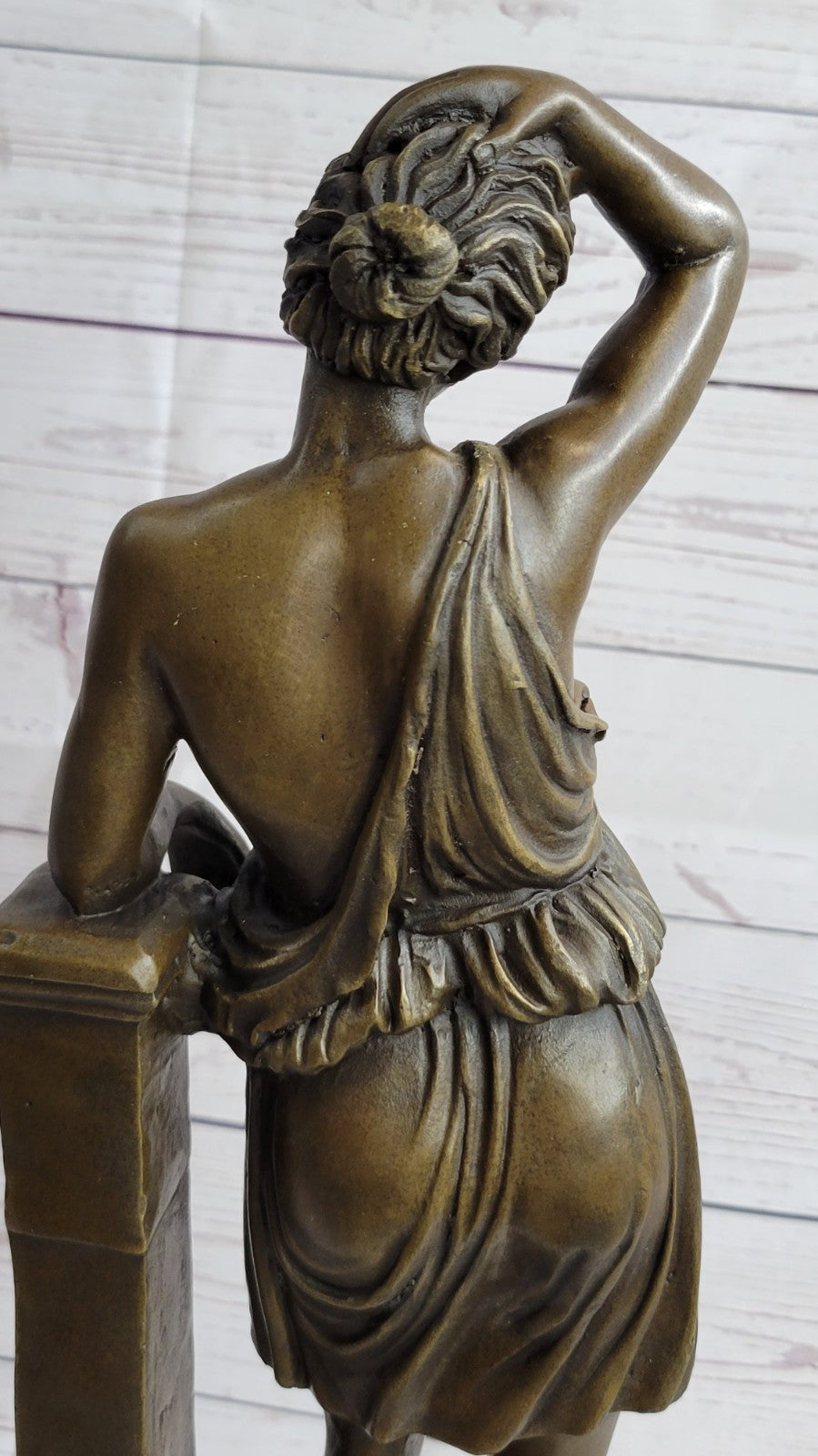 Museum Quality Classic Roman Style Nude Woman by Lange Hot Cast Masterpiece