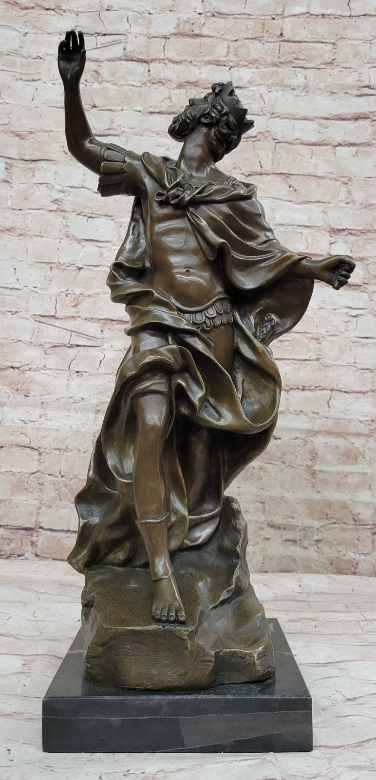 Ancient Of Man Dino Decarlo Original Signed Handcrafted Bronze Sculpture