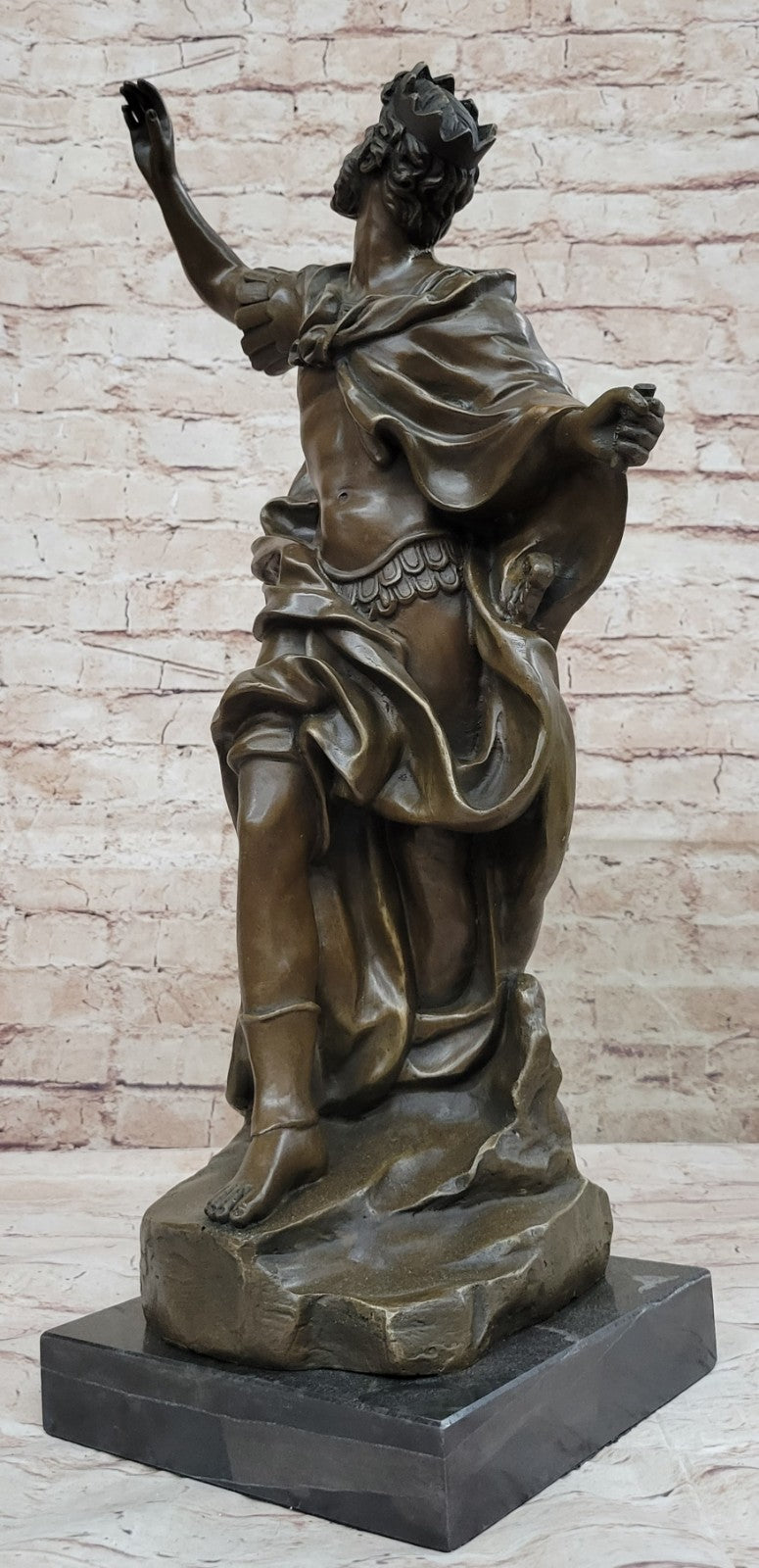 Ancient Of Man Dino Decarlo Original Signed Handcrafted Bronze Sculpture