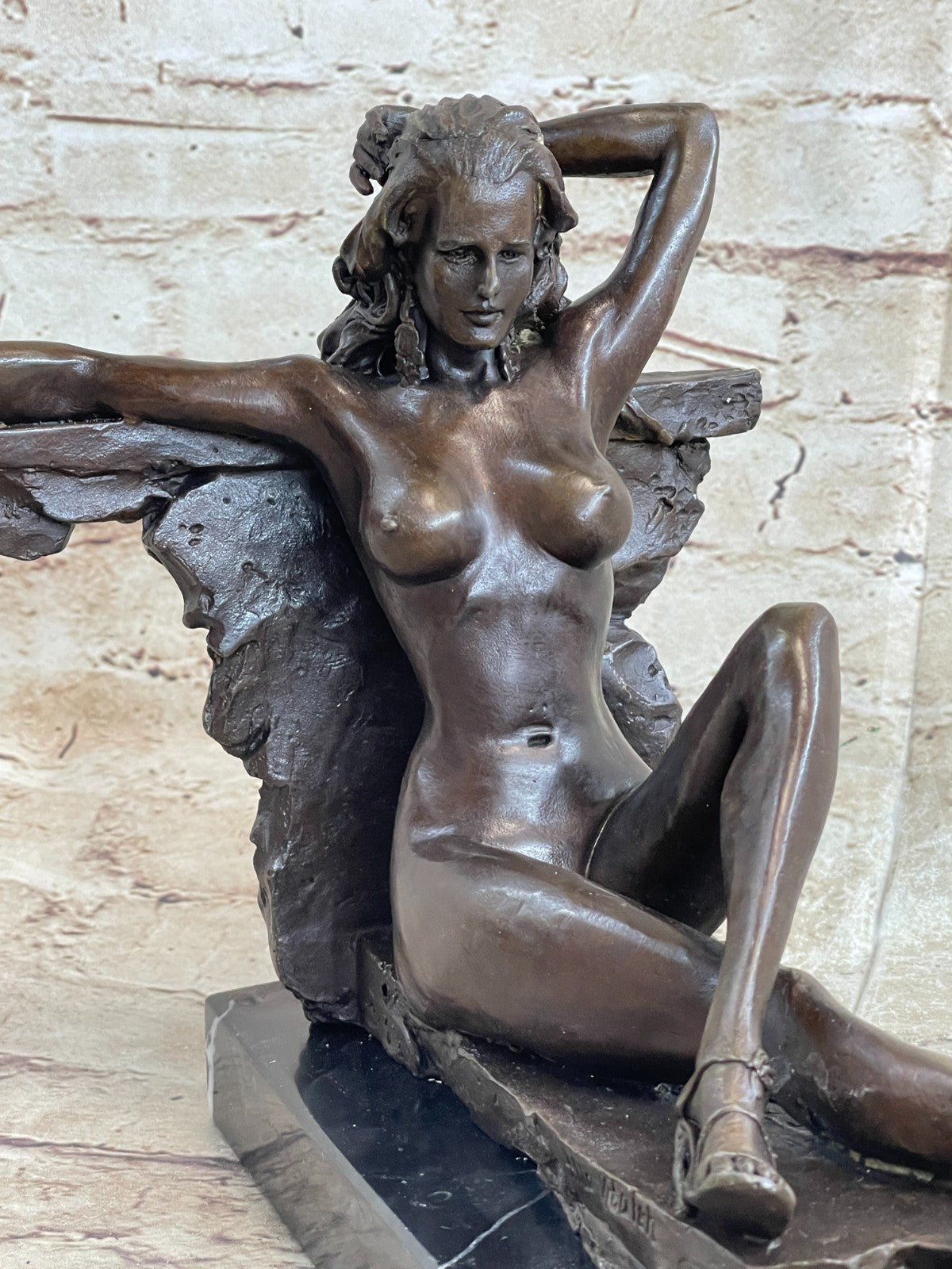 Handcrafted bronze sculpture SALE Female Nude Original Artwork by Vitaleh