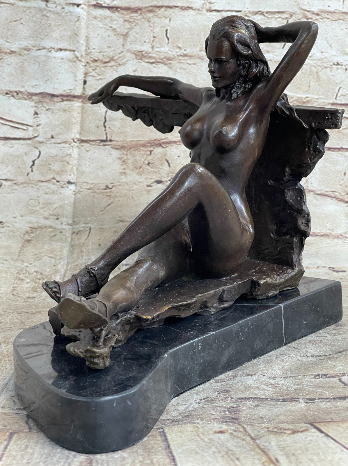Handcrafted bronze sculpture SALE Female Nude Original Artwork by Vitaleh