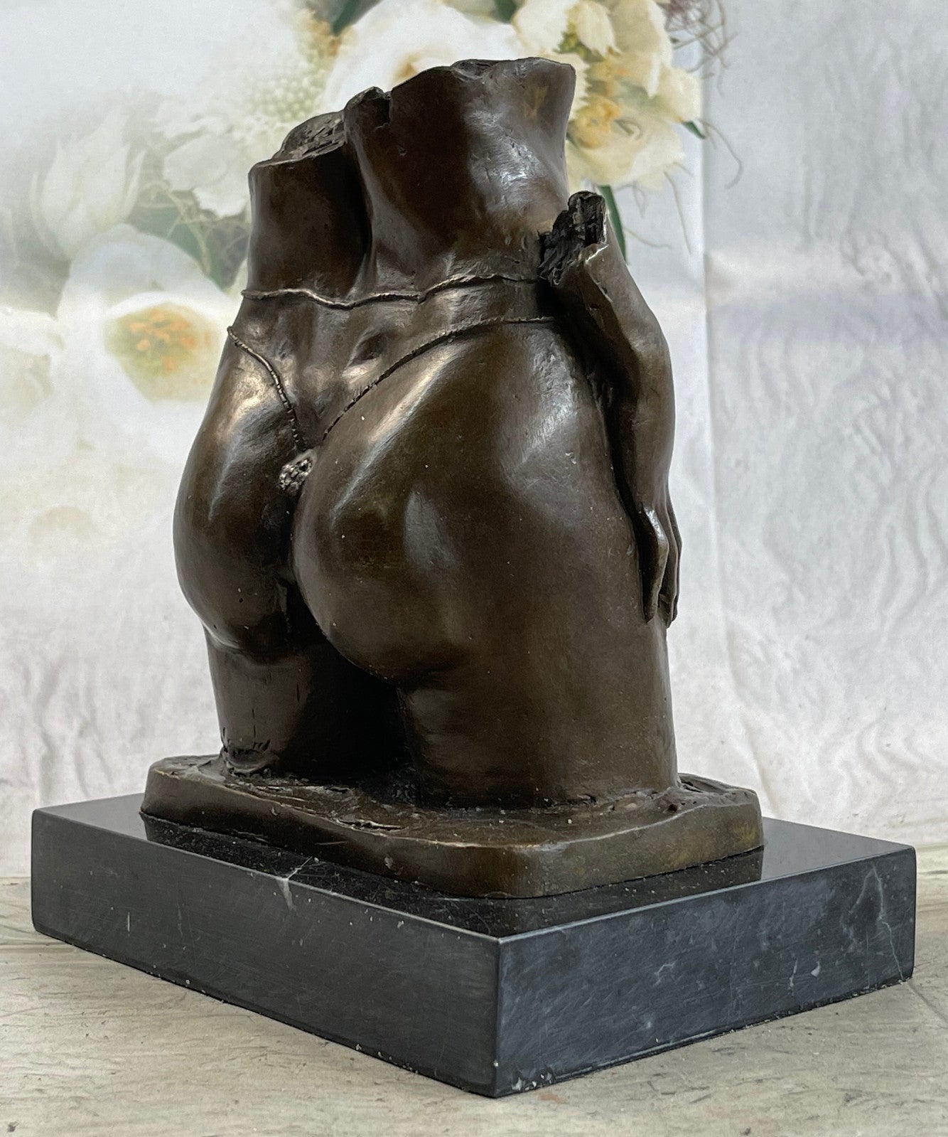 Handcrafted bronze sculpture SALE Torso Female Nude Abstract Edition Collector