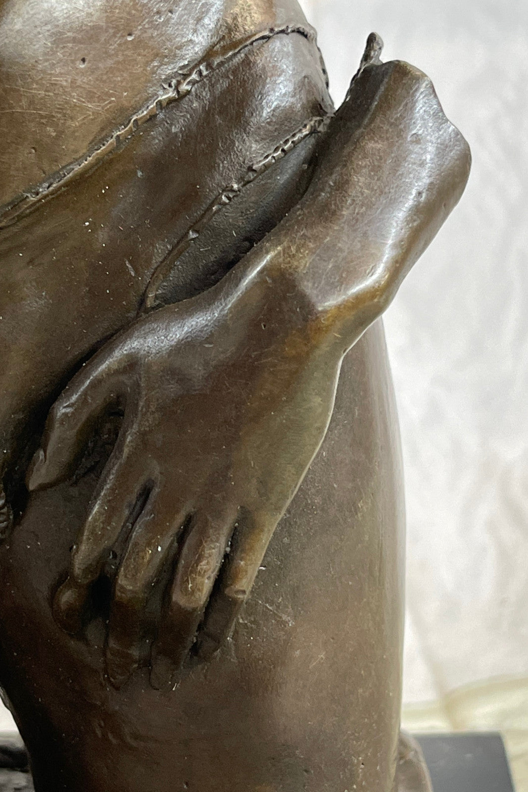 Handcrafted bronze sculpture SALE Torso Female Nude Abstract Edition Collector
