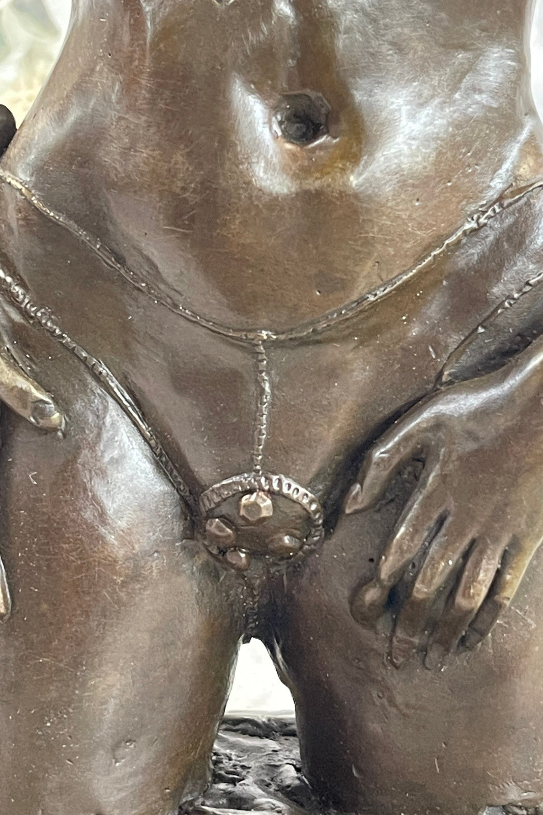 Handcrafted bronze sculpture SALE Torso Female Nude Abstract Edition Collector