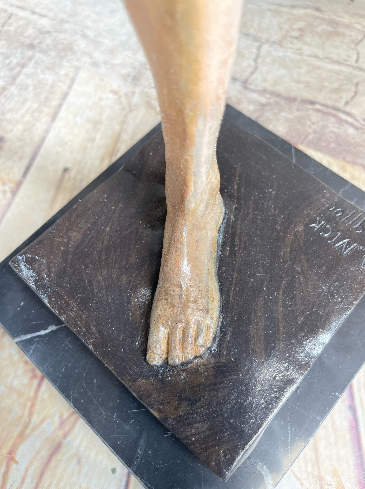 Handcrafted Multi Color Bronze Masterpiece Girl Gymnast Trophy Bronze Sculpture