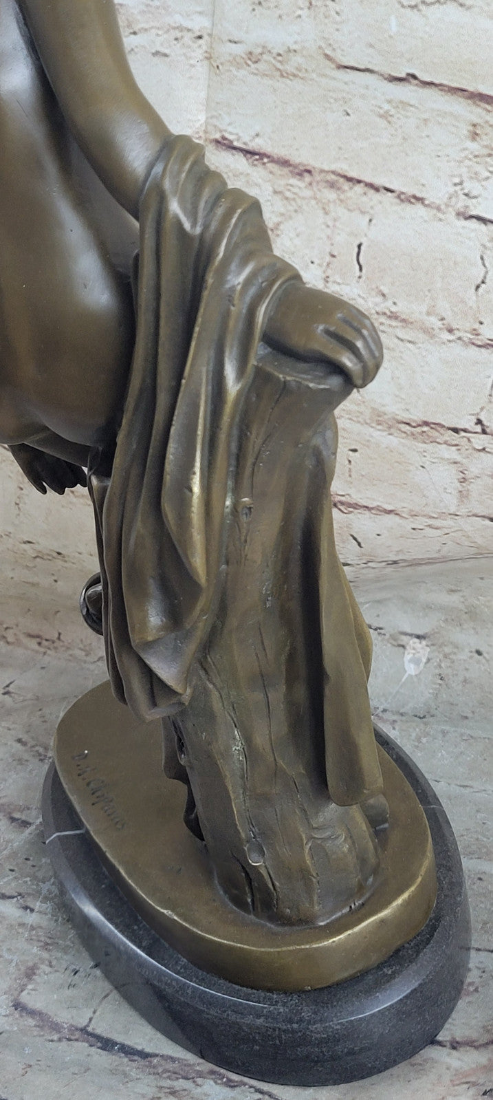 Abstract Woman Nude Girl Bronze Statue Art Deco Sculpture Figurine Figure