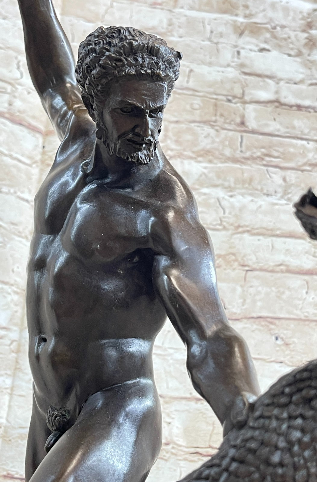 Lemaen Hydra and Hercules Greek Mythology Bronze Sculpture Lost Wax Method Decor