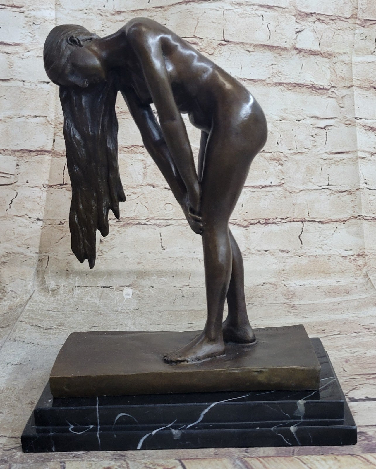 Handcrafted bronze sculpture SALE Nude Deco Art Vitaleh Quality Artwork