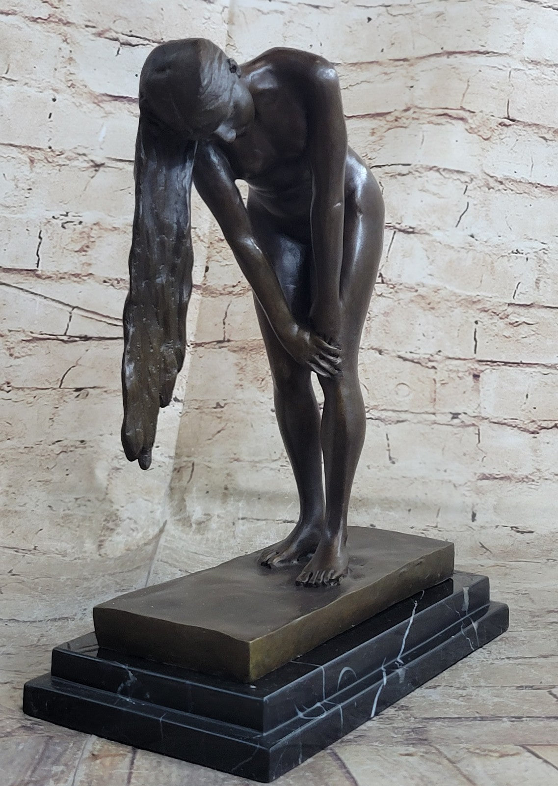 Handcrafted bronze sculpture SALE Nude Deco Art Vitaleh Quality Artwork