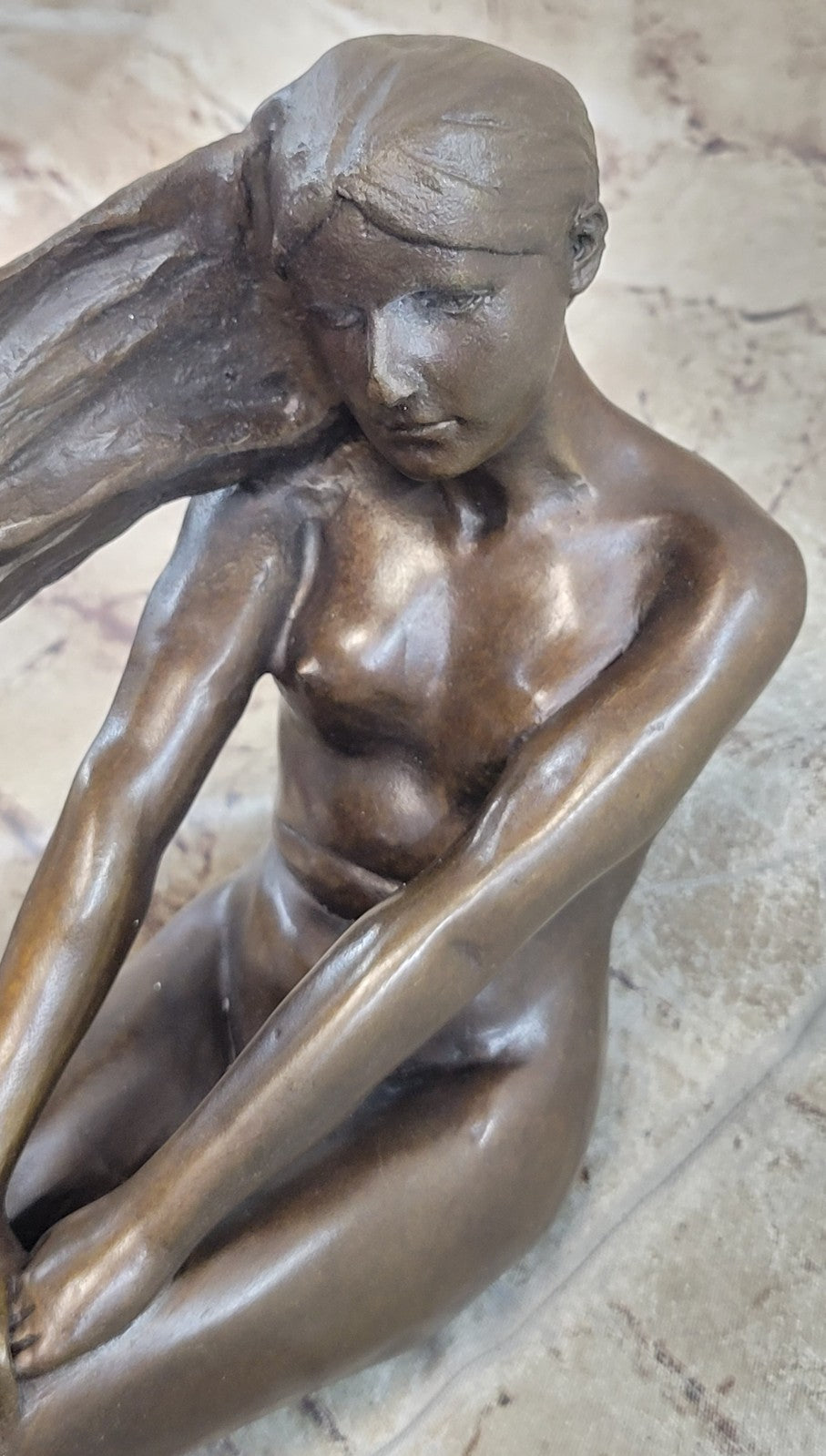Handcrafted bronze sculpture SALE Nude Deco Art Vitaleh Quality Artwork