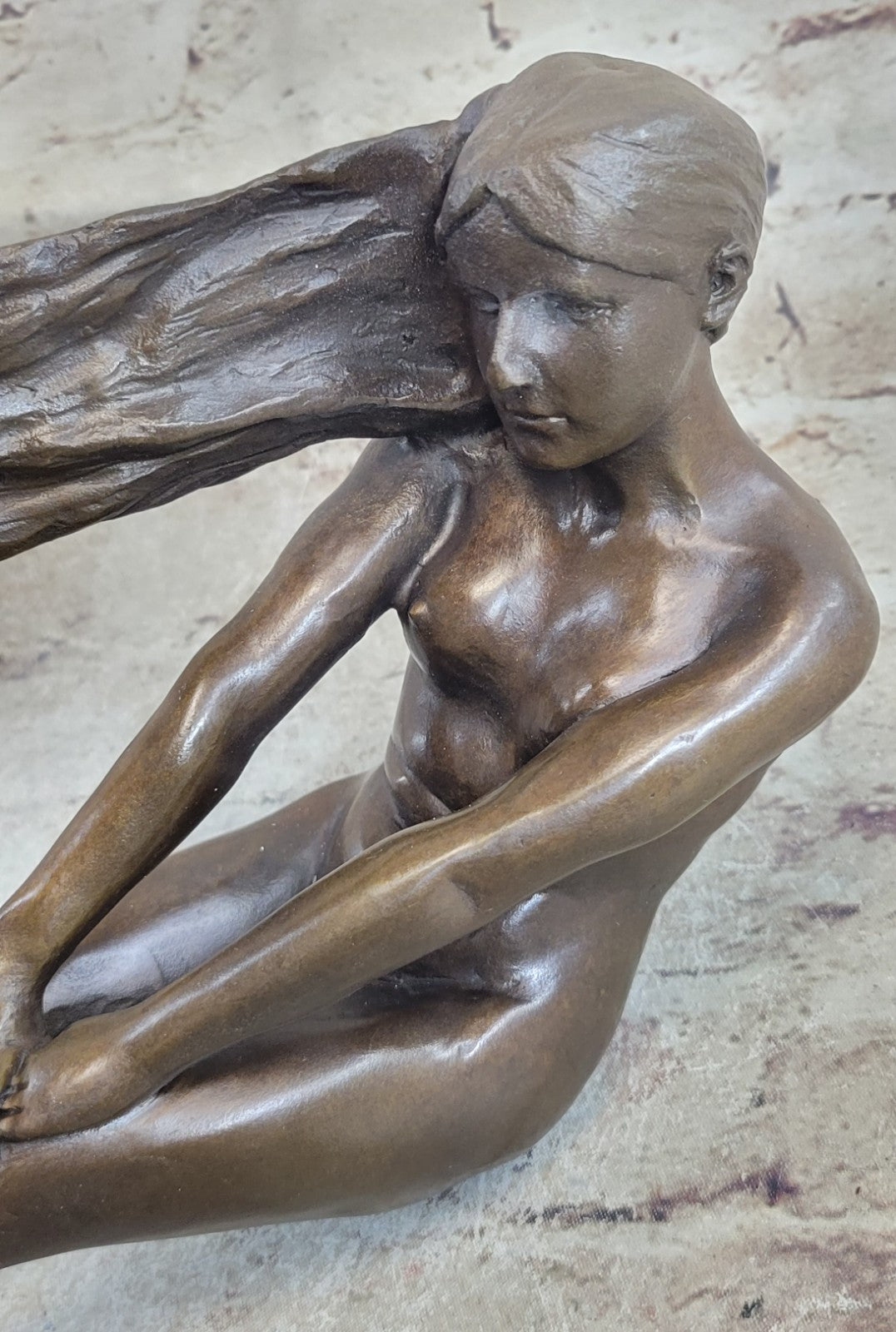 Handcrafted bronze sculpture SALE Nude Deco Art Vitaleh Quality Artwork