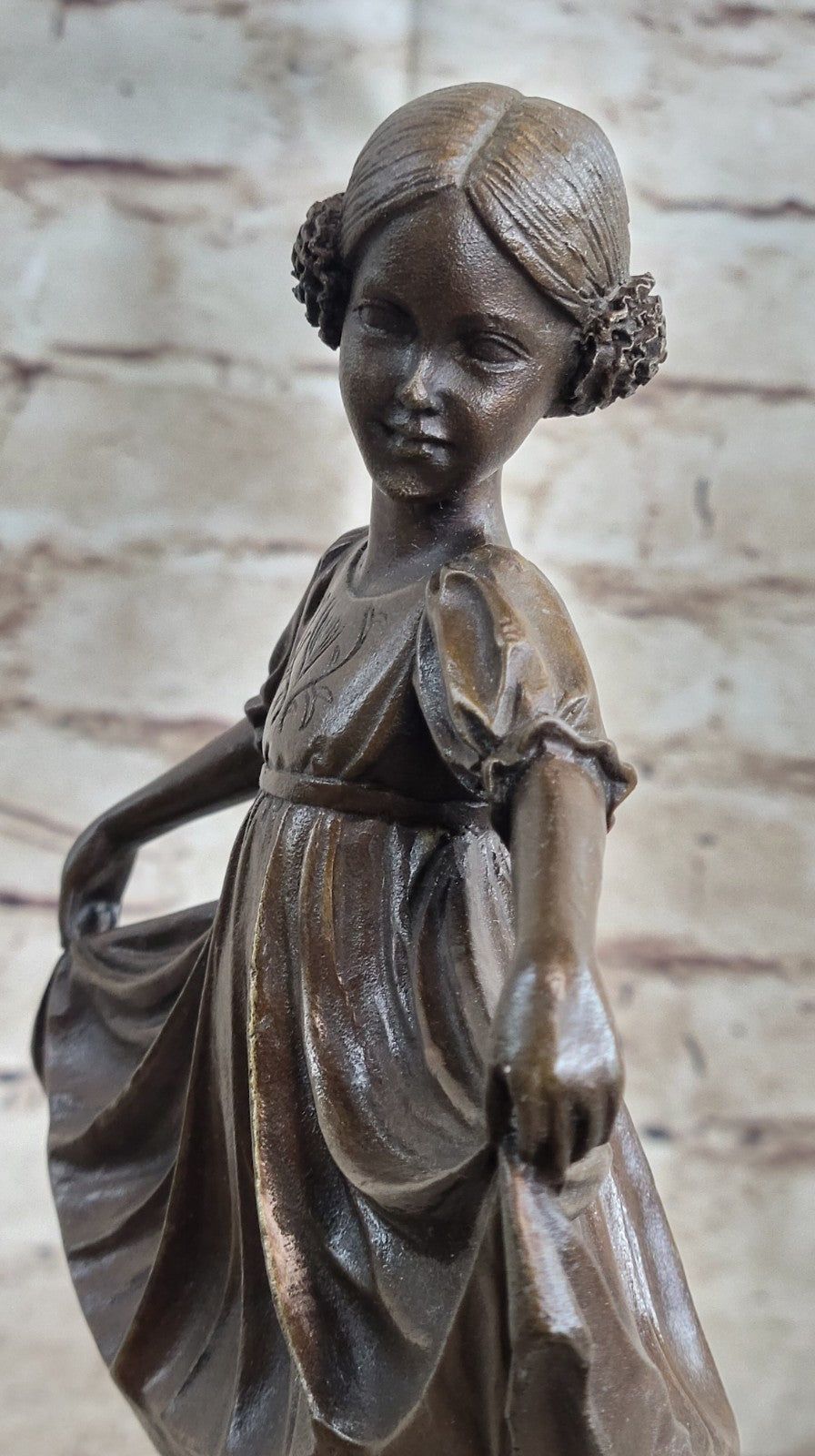 Handcrafted bronze sculpture SALE Bookend Ballerina Young Preiss Signed Update w