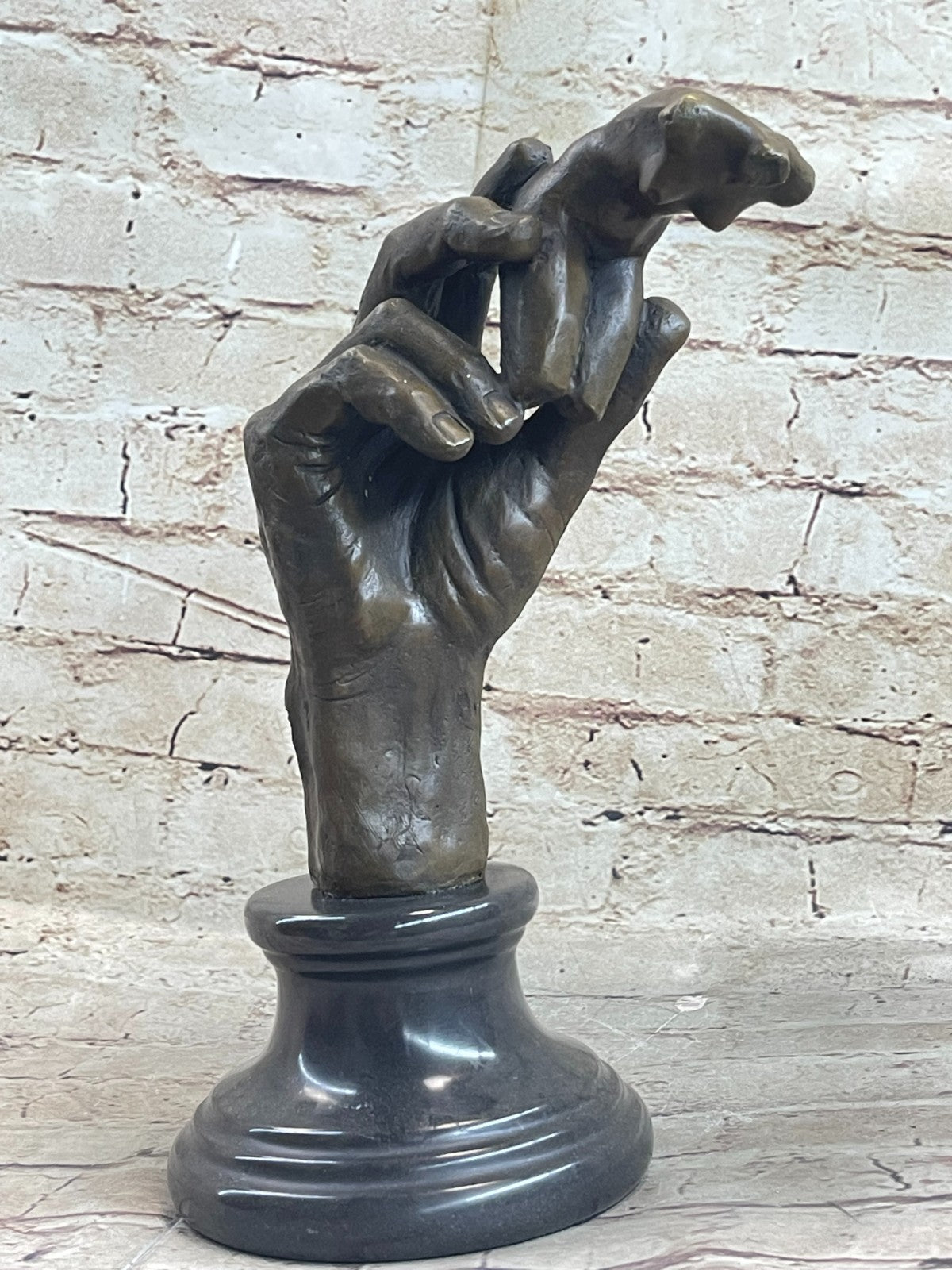 The Hand of Rodin Bronze Hot Cast Sculpture Figurine Figure Statue Hot Cast Sale