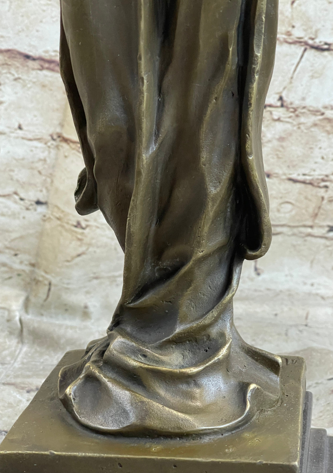 Genuine Real Bronze Art Deco Victorian woman Lady Female Sculpture Figurine Figure