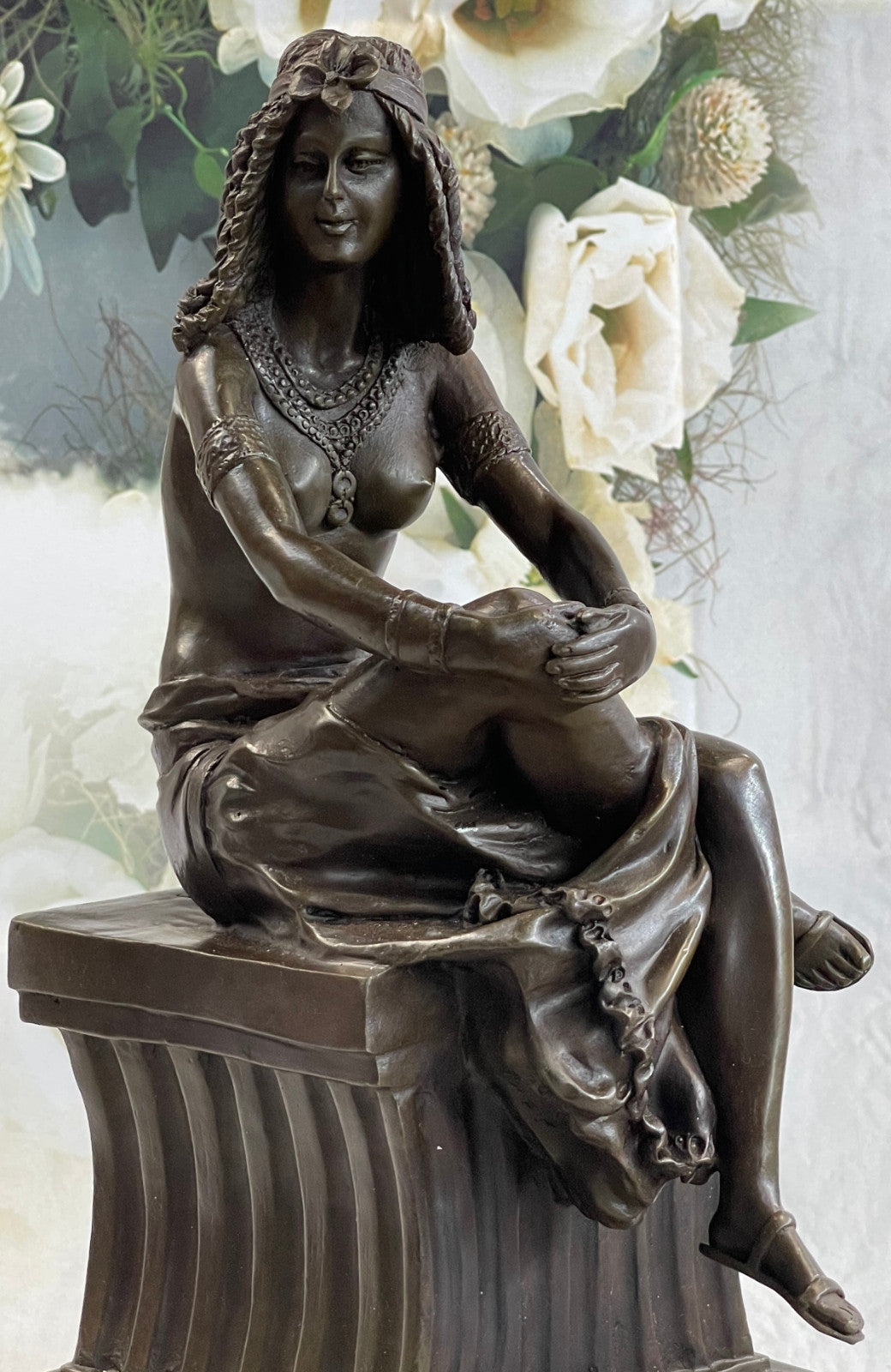 Buy Now – 25 LBS Cleopatra Queen of Egypt Bronze Statue | Rare Collectible Egyptian Artwork for Sale