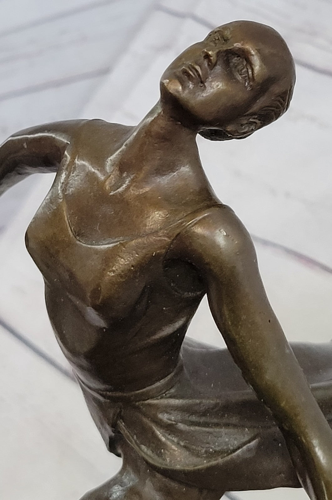 Home Deco Dancers Romance Sculpture Bronze Sculpture Statue Figurine Figure Art