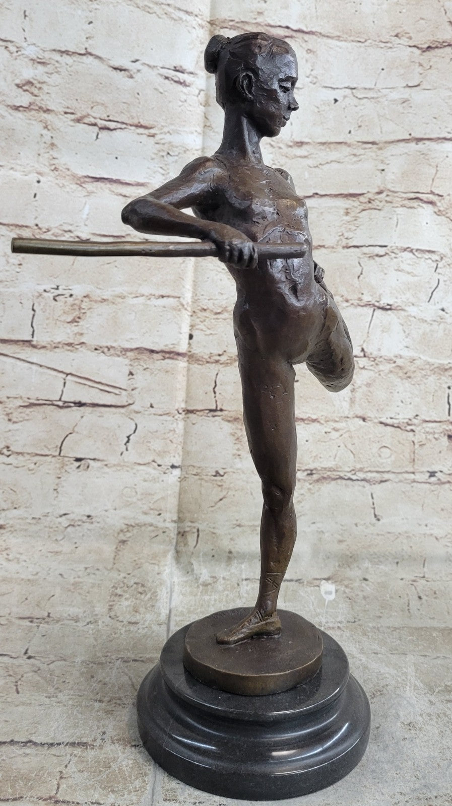 Signed Original Aldo Vitaleh Prima Ballerina Art Nouveau Lost Wax Method Bronze